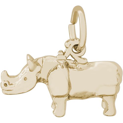 Rhino Charm 10K Gold - 10-7826