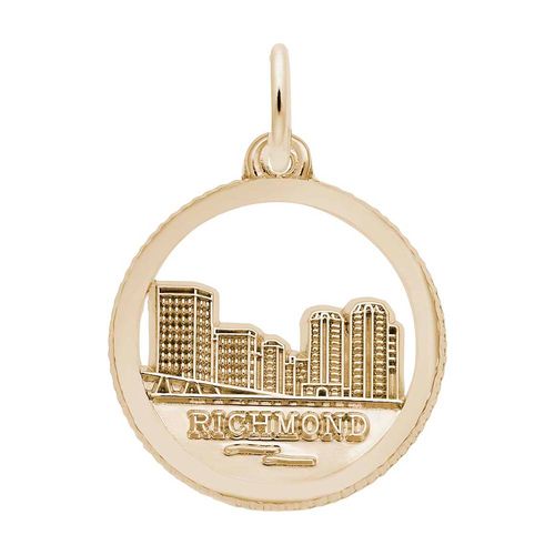 Richmond Skyline Charm 10K Gold - 10-2467