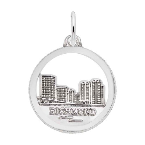 Richmond Skyline Charm White Gold - 10-2467