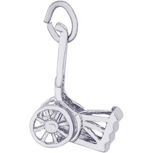 Rickshaw Charm Silver - 10-1390