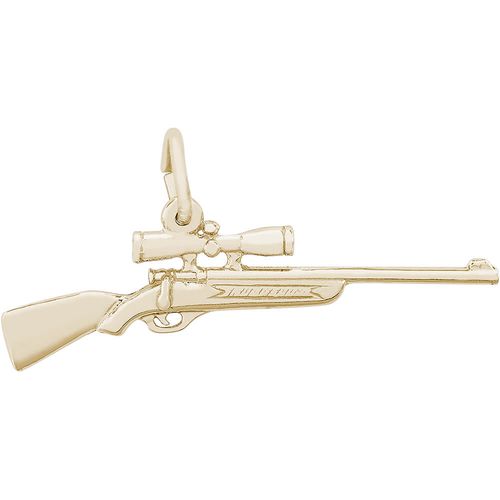 Rifle Charm 10K Gold - 10-3343