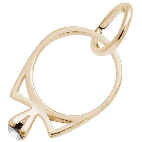 Ring Charm Gold Plated - 10-5489