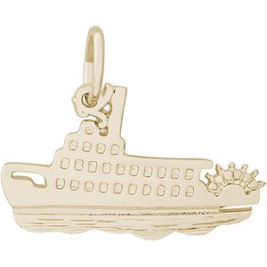 Riverboat Charm 14K Gold - 10-8112