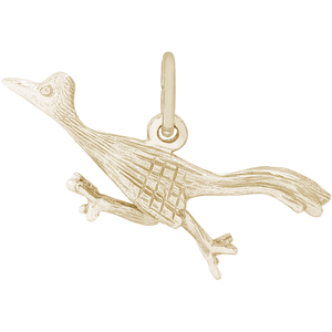 Road Runner Bird Charm Gold Plated - 10-1585