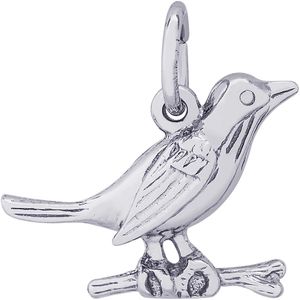 Robin Bird Charm Silver - 10-3420