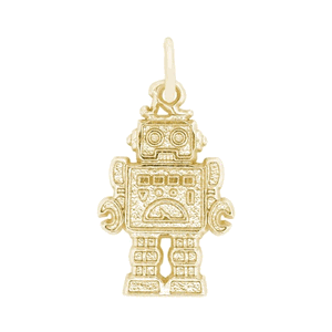 Rembrandt Robot Charm - Gold Plated - 10-1158-0-GP