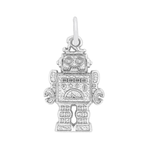 Rembrandt Robot Charm - Silver - 10-1158-0-SS