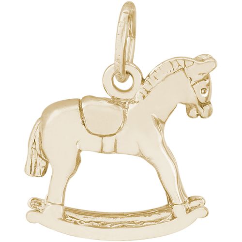 Rocking Horse Charm Gold Plated - 10-2636