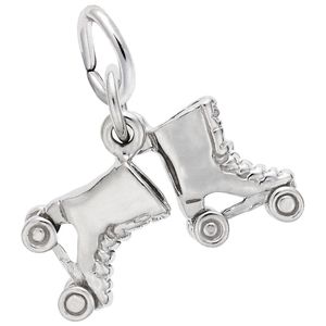 Roller Skates Charm Silver - 10-3997