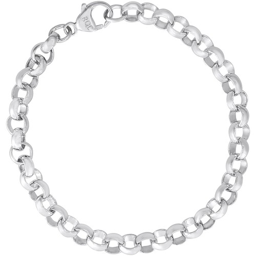 Rembrandt Rolo Link Classic Bracelet 14k White Gold - 8 Inch - 20-0115-8-14kw