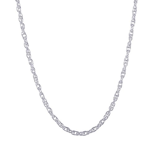 Rembrandt Rope Chain Necklace Large Sterling Silver - 22 Inch - 33-0088-22-ss