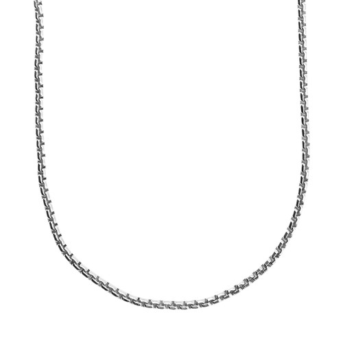 Rembrandt Round Box Chain Necklace - 26 Gold Plated - 33-3000-26-gp