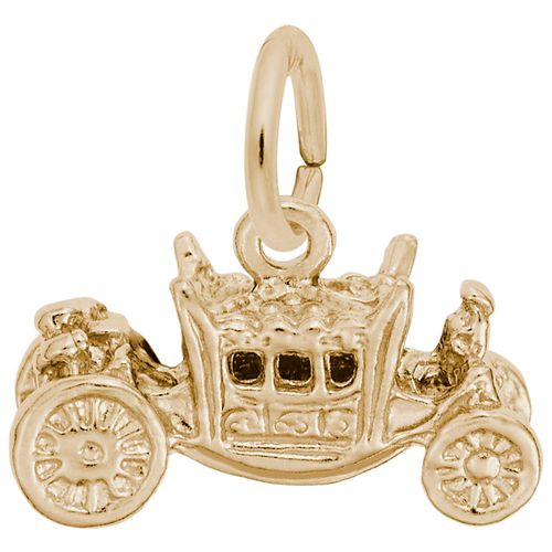 Royal Carriage Charm 10K Gold - 10-0121