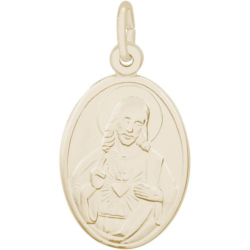 Sacred Heart Charm Gold Plated - 10-3369