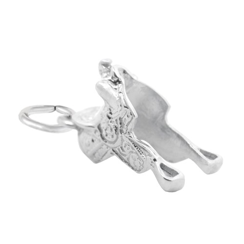 Rembrandt Saddle Charm 14k White Gold - 10-0531-0-14kw