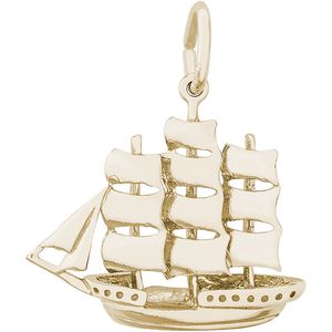 Sailboat Charm 10K Gold - 10-7813