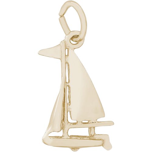 Sailboat Charm 10K Gold - 10-1365