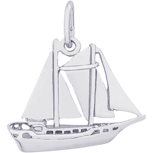 Sailboat Charm Silver - 10-2786
