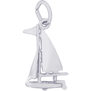 Sailboat Charm Silver - 10-1365