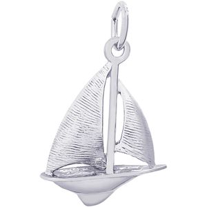 Sailboat Charm Silver - 10-0529-s