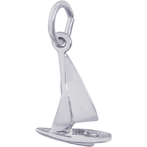 Sailboat Charm Silver-REM-0715S - 10-0715