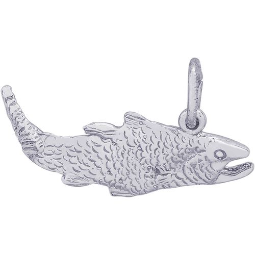 Salmon Fish Charm Silver - 10-4503
