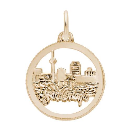 San Antonio Charm 10K Gold - 10-6318