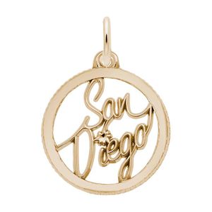 San Diego Charm 10K Gold - 10-6355