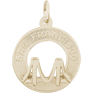 San Francisco Charm 10K Gold - 10-6192