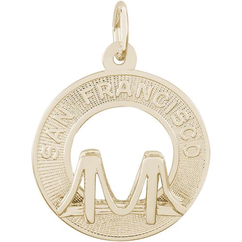 San Francisco Charm Gold Plated - 10-6192