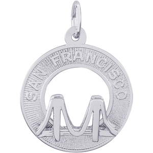 San Francisco Charm White Gold - 10-6192