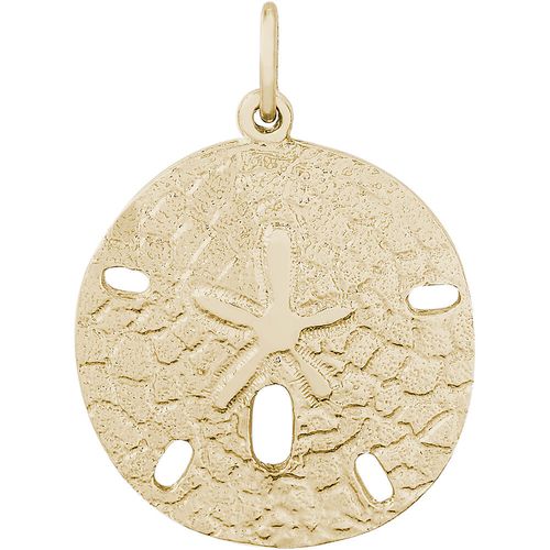 Sand Dollar Charm 10K Gold - 10-5022
