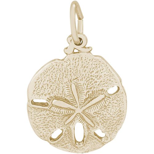 Sand Dollar Charm 10K Gold - 10-3583