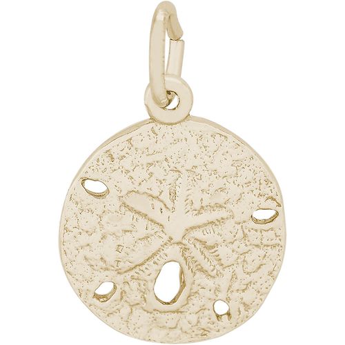 Sand Dollar Charm Gold Plated - 10-5020