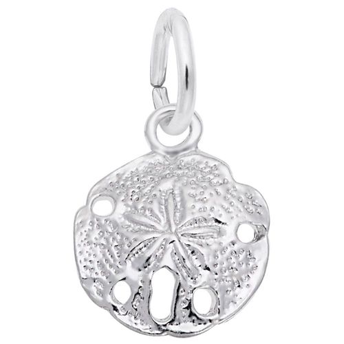 Sand Dollar Charm White Gold - 10-5299