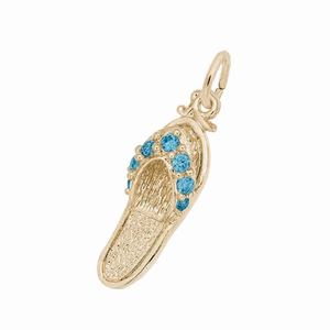 Rembrandt Sandal - December Charm - Gold Plated - 10-2730-12-GP