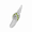 Rembrandt Sandal - Peridot Green Charm - Silver - 10-2730-8-SS