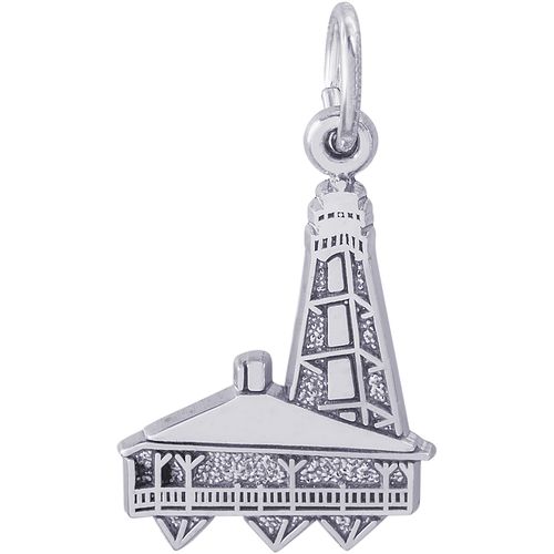 Sanibel Island Lighthouse Florida charm Silver - 10-6593