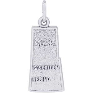 Saskatchewan Canada Charm Silver - 10-2830