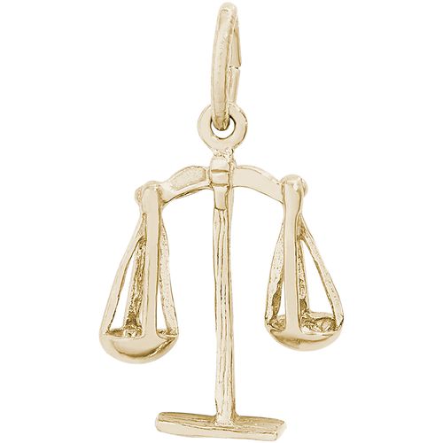 Scales Of Justice Charm 10K Gold - 10-1967