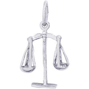 Scales Of Justice Charm Silver - 10-1967