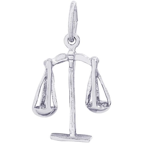 Scales Of Justice Charm Silver - 10-1967