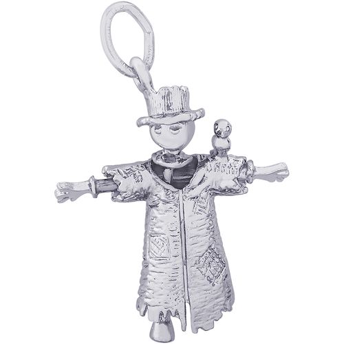 Scarecrow Charm White Gold - 10-1380