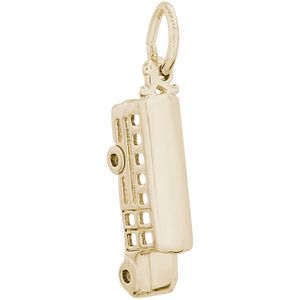 School Bus Charm 14K Gold - 10-8152