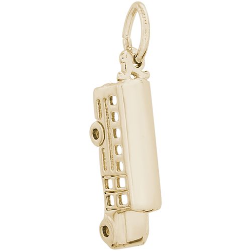 School Bus Charm Gold Plated - 10-8152