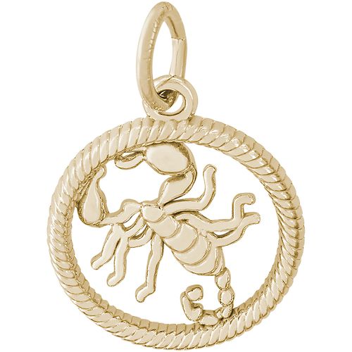 Scorpio Charm 14K Gold - 10-4780