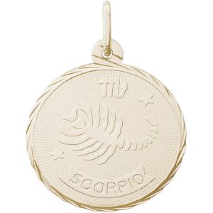 Scorpio Charm Gold Plated - 10-4660