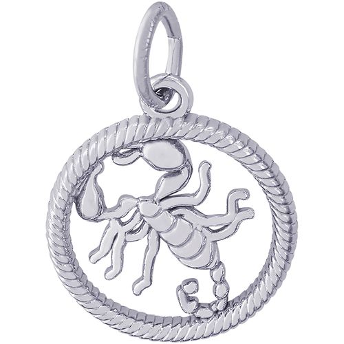 Scorpio Charm Silver - 10-4780