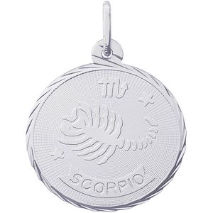 Scorpio Charm White Gold - 10-4660