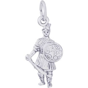 Scott Warrior Charm White Gold - 10-2053